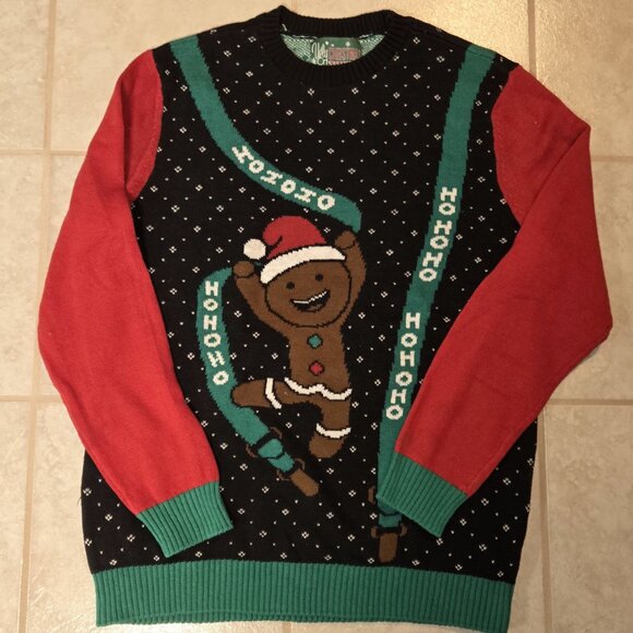 Ugly Sweater Gingerbread Man XL - Picture 1 of 4